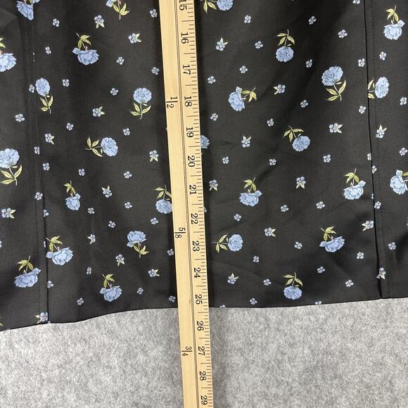 Revolve WeWoreWhat Strapless Peplum Ditsy Floral Mini Dress Women 16 Matte Satin - Picture 10 of 16